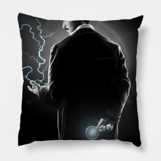 Tesla- Man of Magic Pillow