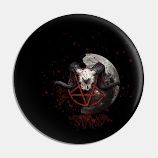 Satan Baphomet Deathwish Pin