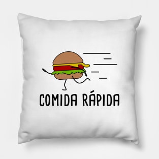 Comida Rapida - Spanish Puns Collection Pillow