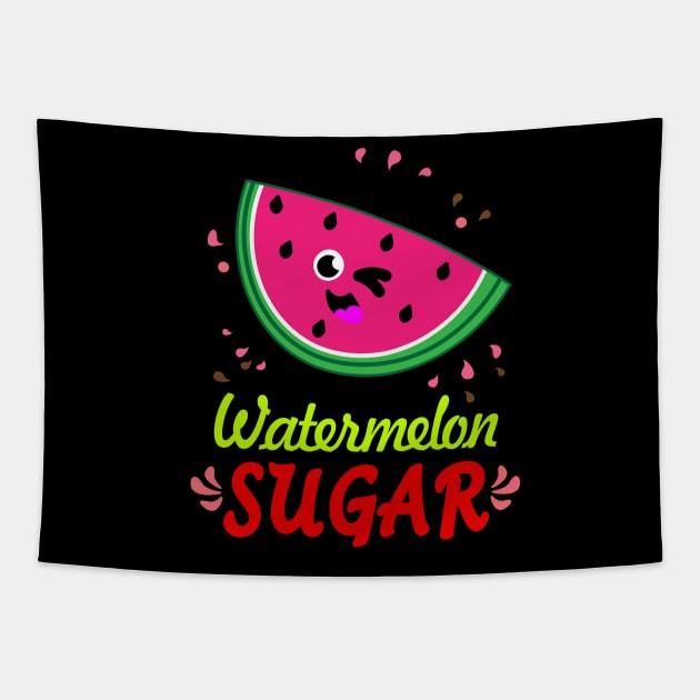 Watermelon Sugar Tapestry by RainasArt