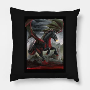 The Dire Unicorn Pillow