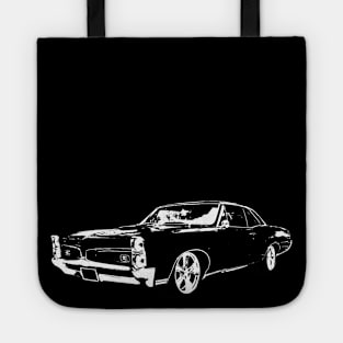 1967 GTO white Tote