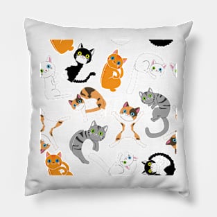 Cartoon pattern cat Pillow