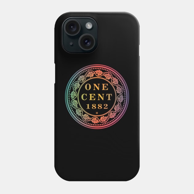 Canada one cent dollar coin Phone Case by Surrealcoin777