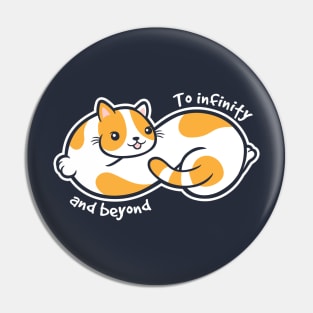 Infinity cat Pin