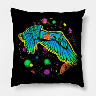 Neon Eagle Pillow