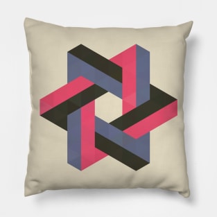 Penrose Triangles Pillow