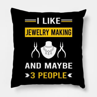 3 People Jewelry Jewellery Making Jeweler Pillow