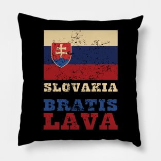 Flag of Slovakia Pillow