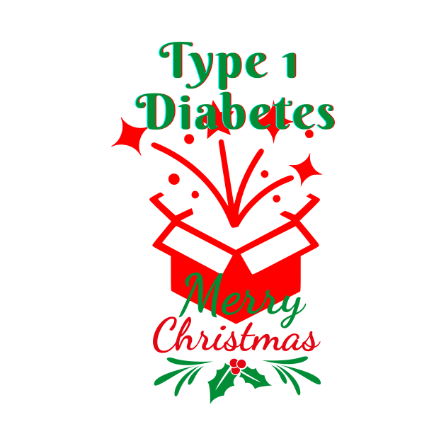 Diabetes Merry Christmas Surprise Gift Type 1 Diabetic by Diabeticsy