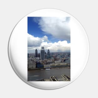 London City Skyline Cityscape England Pin