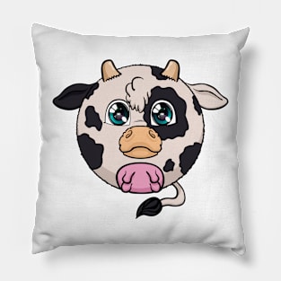 Cow Fluff Ball Shirt Pillow