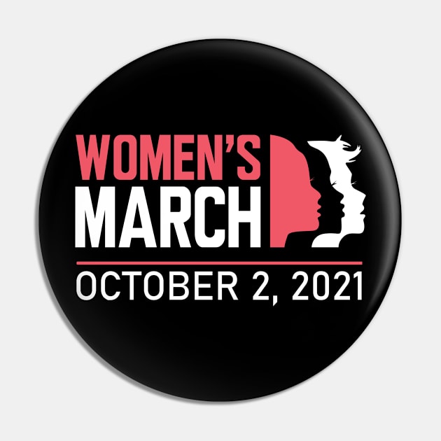 March For Reproductive Rights Pro Choice Feminist Pin by Charaf Eddine