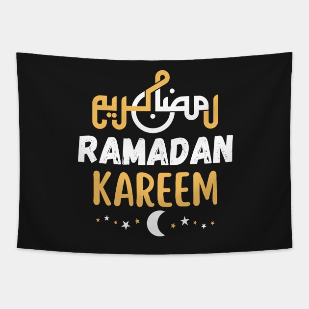 Cute Ramadan Muslims Holy Month Fasting 2022 Tapestry by WassilArt