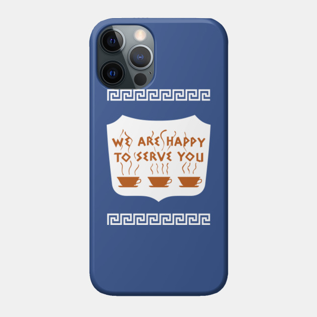 We Are Happy To Serve You, Coffee Shop - Spider Man - Phone Case