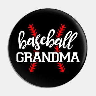 Baseball Grandma Shirt for Gigi Nana Granny Pin