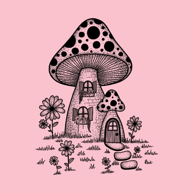 Cottagecore Mushroom House by Dandelion Dystopia