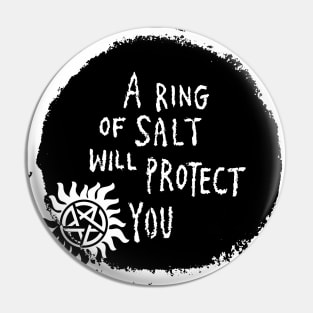 "A ring of SALT will protect you" - SPN "Supernatural" Pin