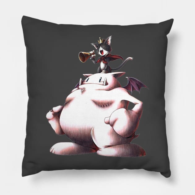 Final Fantasy VII - Cait Sith Pillow by thethirddriv3r