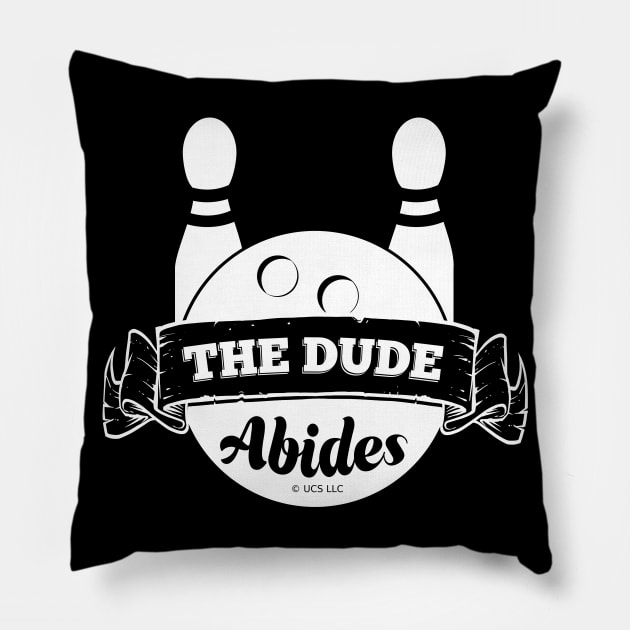 The Dude Abides The Big Lebowski Pillow by LICENSEDLEGIT