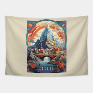 Asgard Retro Design Tapestry