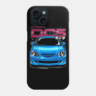 Integra DC5 Type R vector illustration for JDM car enthusiasts! Phone Case