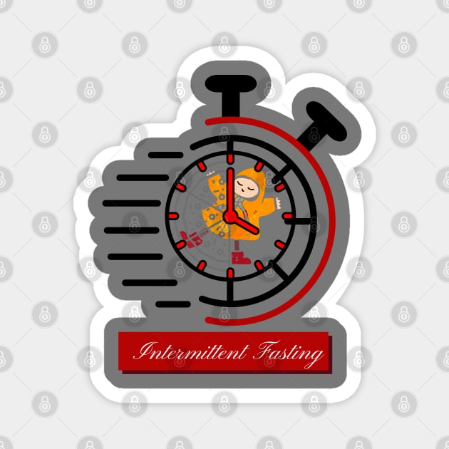 Circular intermittent fasting Magnet by Kidrock96