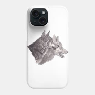 Wolves - Inktober Phone Case