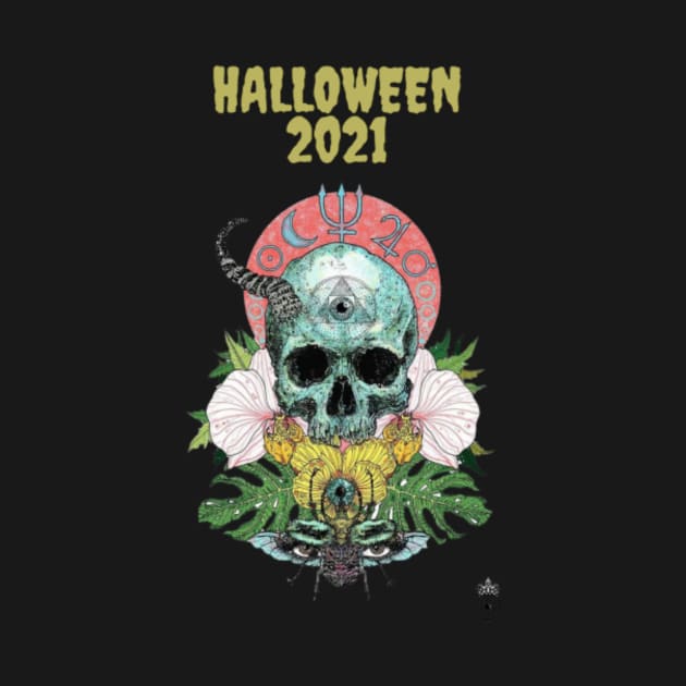 Halloween T-shirt 2021 Horor Design Of Spirit by Perfect-its-you