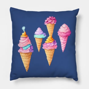 Ice cream cones Pillow
