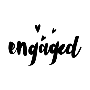 Cute love, engagement and wedding quotes T-Shirt