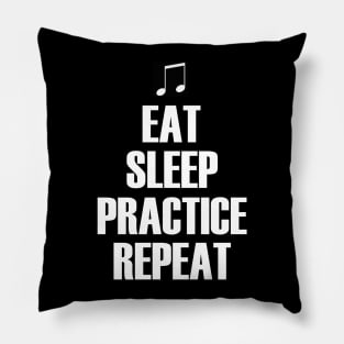 Eat Sleep Practice Repeat Pillow