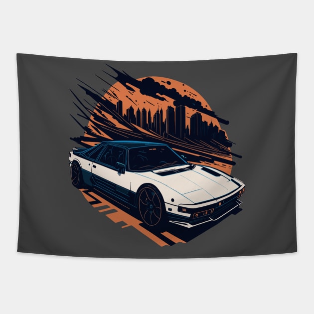 Noble M12 M400 Vintage Car Tapestry by Cruise Dresses