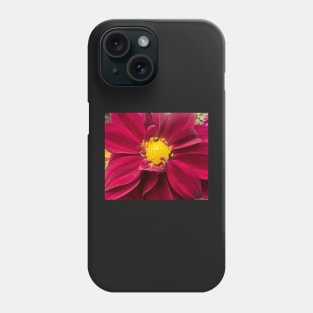 Dimensional Red Radiance of the Dahlia Phone Case