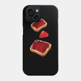 Strawberry Toast Bread Loaf Sandwich Vintage Retro Kawaii Yummy Phone Case