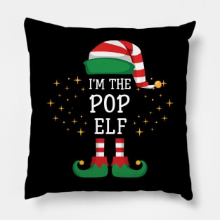 I'm The Pop Elf Matching Family Christmas Pajama Pillow