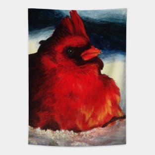 Cardinal Painting Tapestry