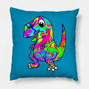 Colorful Dinosaur Pillow