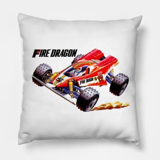 Classic Radio Controlled Race Car - Fire Dragon Pillow