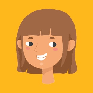 Bob Bangs Girl Avatar T-Shirt