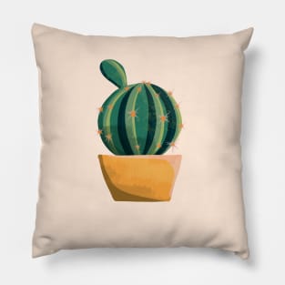 Cactus Plant Design Pillow