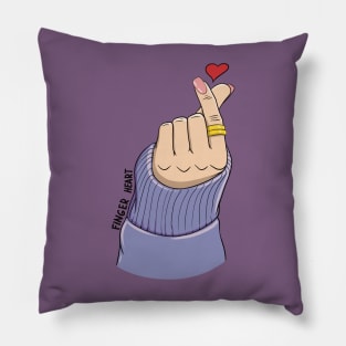 Finger heart Pillow