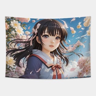 Enchanting Japanese Beauty XII Tapestry