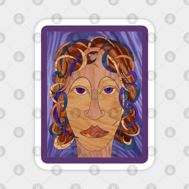 Twirls and Curls Magnet by Gregg Standridge