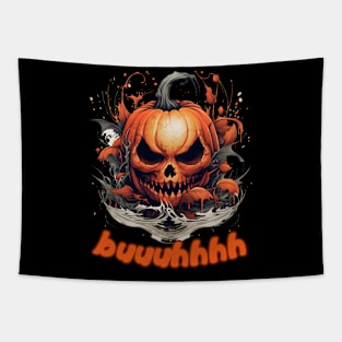 Buuhhhh-Halloween Haunt Tapestry