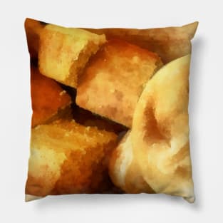 Food - Cornbread and Rolls Pillow