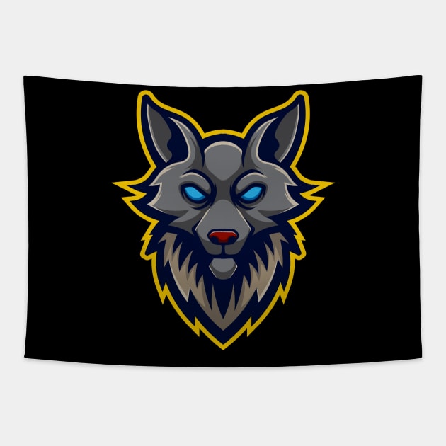 Wolf Esport 1.2 Tapestry by Harrisaputra