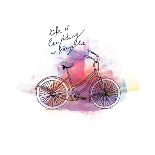 Bicycle Watercolor T-Shirt