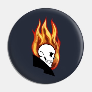 Ghost Rider portrait Pin