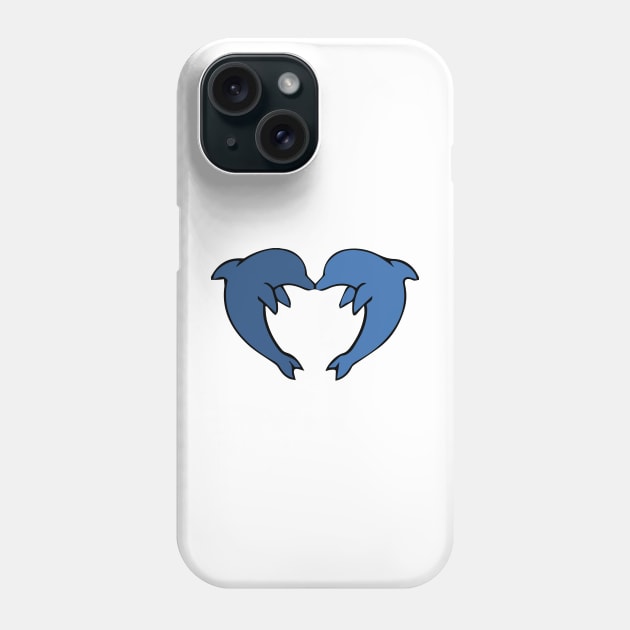 Blue dolphins Phone Case by Right-Fit27